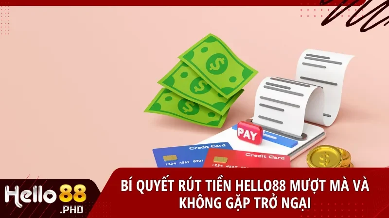Giao dịch rút tiền hello88 sẽ nhanh chóng và suôn sẻ nếu bạn tuân thủ các mẹo bảo mật và thời gian xử lý hợp lý