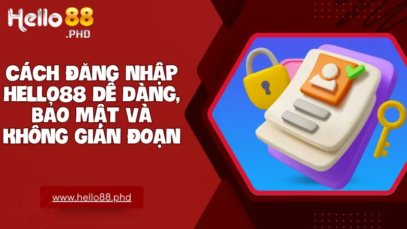 Đăng nhập Hello88 là bước đầu quan trọng giúp bạn tận hưởng mọi tiện ích giải trí và ưu đãi tại nền tảng này một cách an toàn
