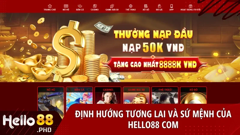 Hello88 theo đuổi sứ mệnh kiến tạo hệ sinh thái giải trí trực tuyến minh bạch và khác biệt
