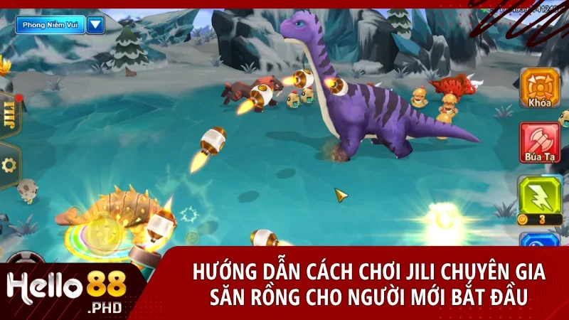 Bắt đầu cuộc phiêu lưu săn rồng cực kỳ dễ dàng chỉ với vài thao tác đơn giản cùng hệ thống bắn thông minh tại Hello88