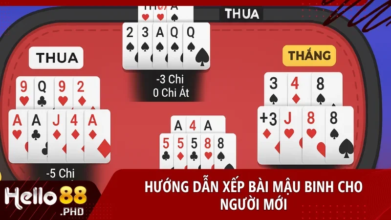 Thứ tự ưu tiên của các bộ bài trong Mậu Binh giúp bạn xác định sức mạnh từng chi khi so bài