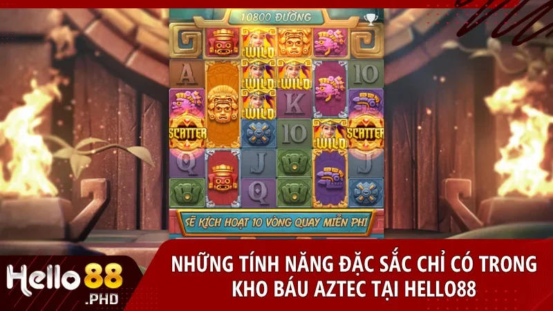 Kho Báu Aztec chinh phục người chơi bằng đồ họa ấn tượng, âm thanh phiêu lưu và tỷ lệ thưởng cao