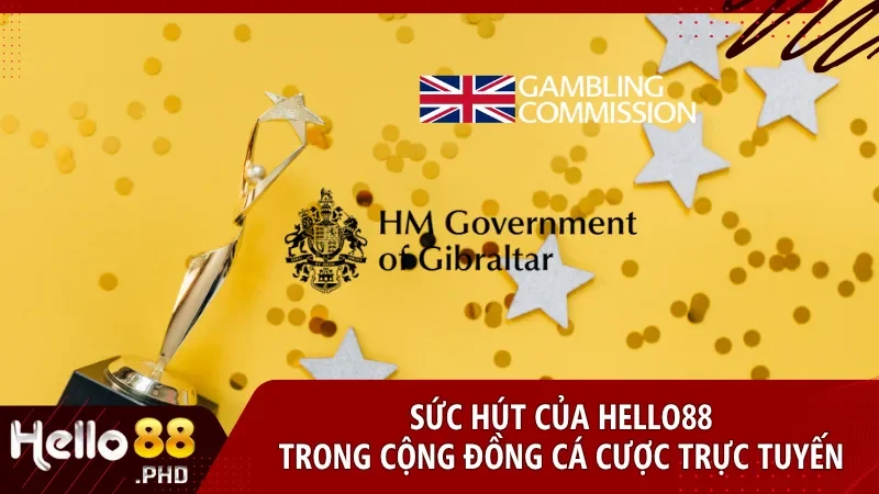 Chứng chỉ pháp lý quốc tế của nhà cái Hello88