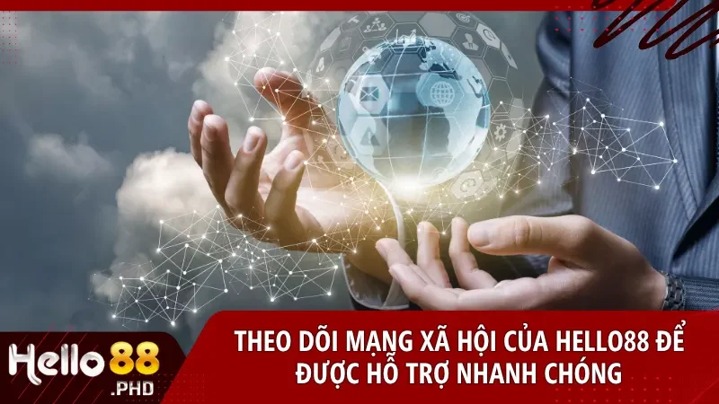 Kênh mạng xã hội của Hello88 luôn cập nhật thông tin khuyến mãi và tiếp nhận hỗ trợ cho người chơi mọi lúc