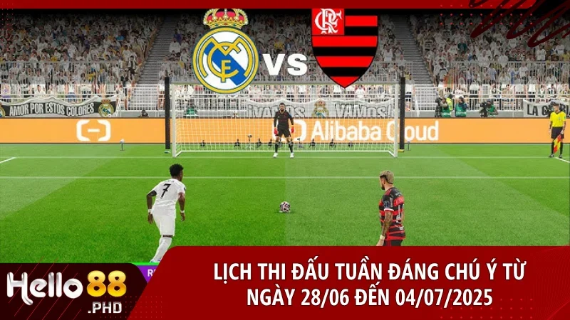 Lịch thi đấu tuần FIFA Club World Cup 2025 và giao hữu hè
